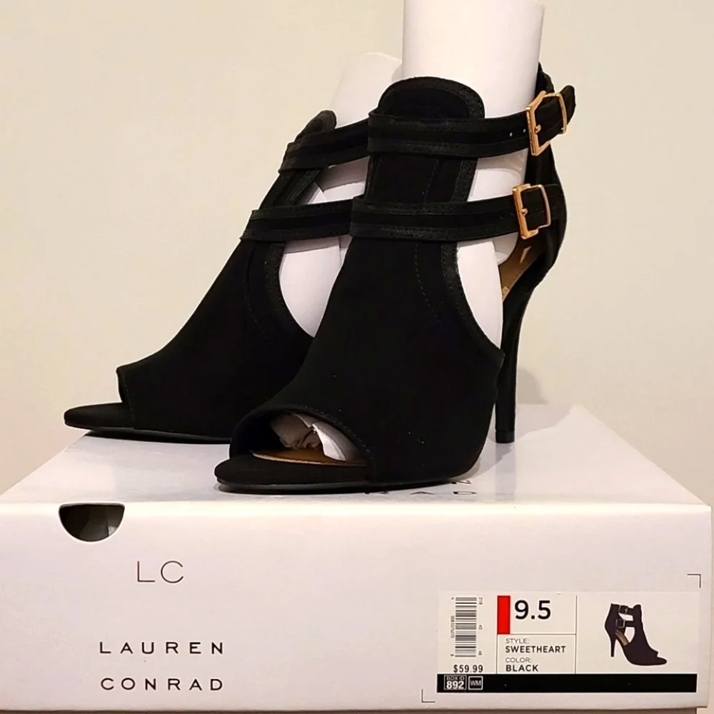 Open Toe Heels - Picture 1 of 6